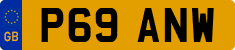 License plate of the United Kingdom, 1983 year system