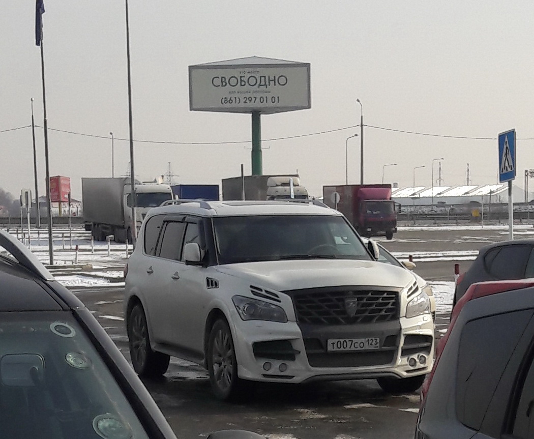 т 007 со 123, Infiniti QX80/QX56 2nd gen QX56/QX80 (Z62), 2010–2017