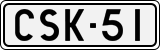 License plate of Finland, Cars