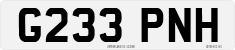 License plate of the United Kingdom, 1983 year system
