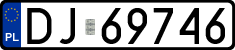 License plates of Poland, Regular car plates