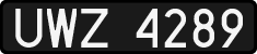 License plates of Poland, 1976 year system