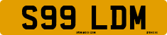 License plate of the United Kingdom, 1983 year system