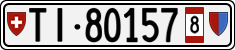 License plate of Switzerland, Provisional