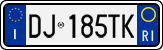 License plate of Italy, Cars (1994 year series)