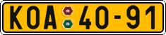 License plate of the Czech Republic, Commercial vehicles (1960)