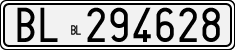 License plate of Italy, Cars (1927 year series)