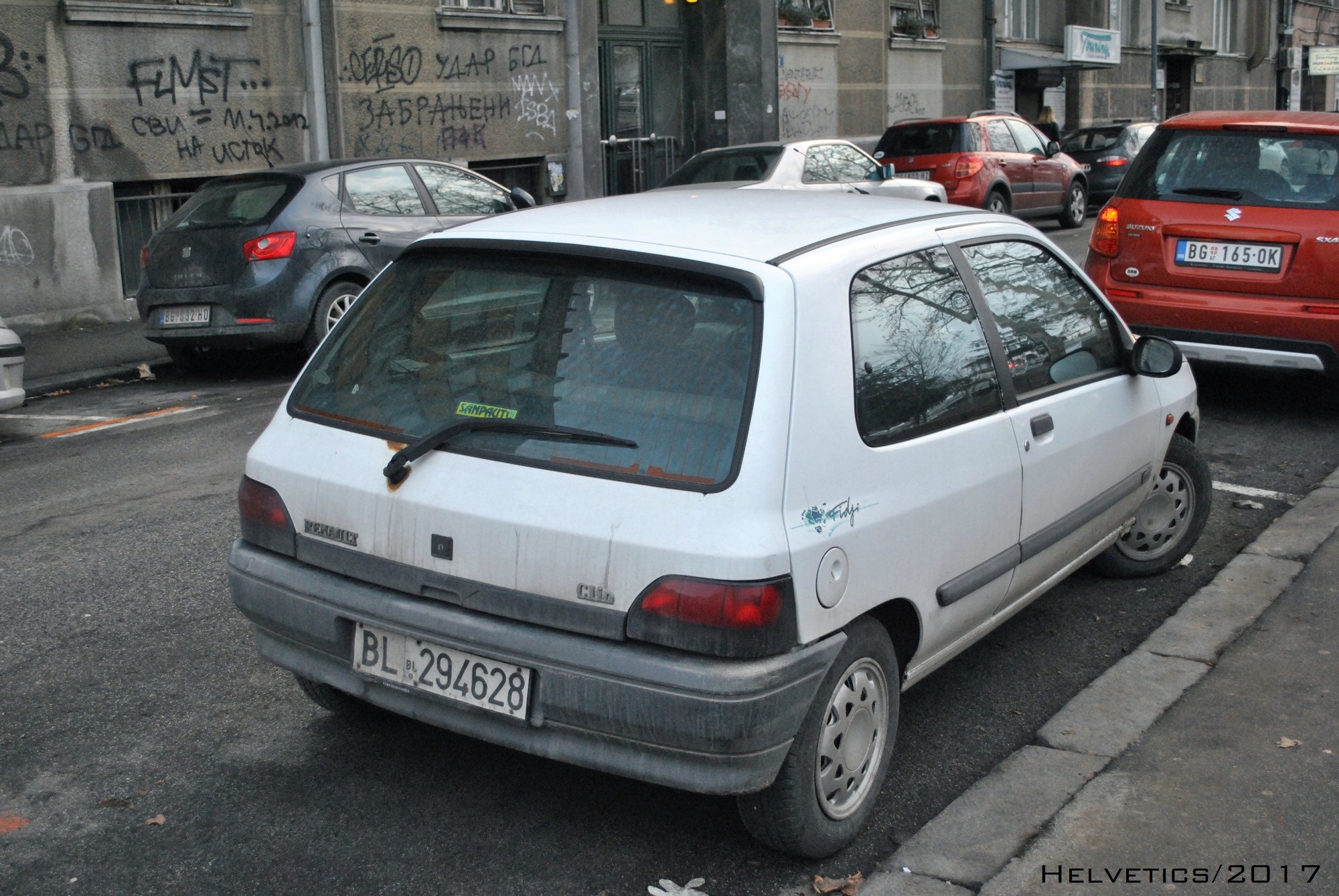 BL 294628, Renault Clio 1st gen 3-door Hatch (C57), 1990–1998