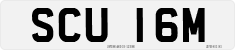 License plate of the United Kingdom, 1963 year system