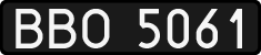 License plates of Poland, 1976 year system