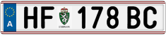 License plate of Austria, Regular plates