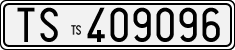 License plate of Italy, Cars (1927 year series)