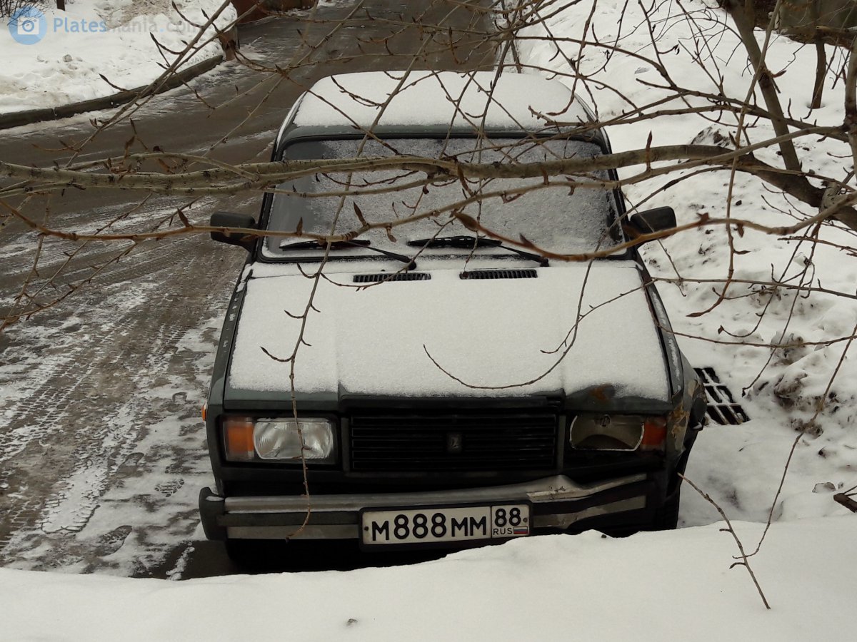 м 888 мм 88, Lada (VAZ) 2107 Жигули (Nova / Riva / Signet / 1500), 1982–2014