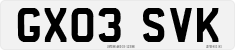 License plate of the United Kingdom, 2001 year system