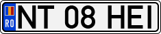 License plate of Romania, Regular plates