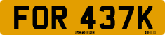License plate of the United Kingdom, 1963 year system