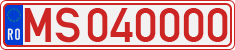 License plate of Romania, Provisional