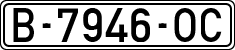 License plates of Spain, 1971 year series