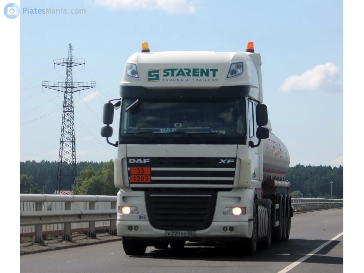 к 220 уу 22, DAF XF 3rd gen (XF105), 2006–2020