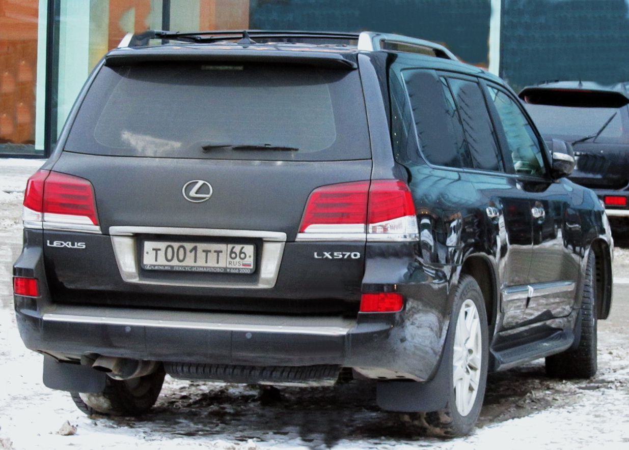 т 001 тт 66, Lexus LX 