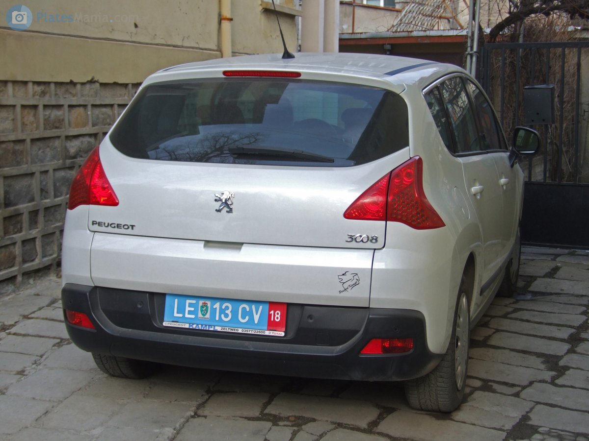 LE 13 CV, Peugeot 3008 1st gen (T84; Global-market), 2009–2013