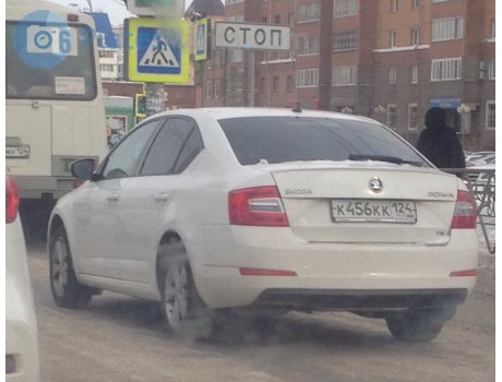 к456кк124, Skoda Octavia