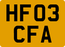 License plate of the United Kingdom, 2001 year system
