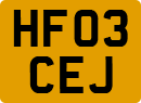 License plate of the United Kingdom, 2001 year system