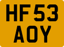 License plate of the United Kingdom, 2001 year system