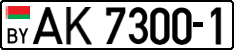 License plate Belarus, Trucks and buses (2004)