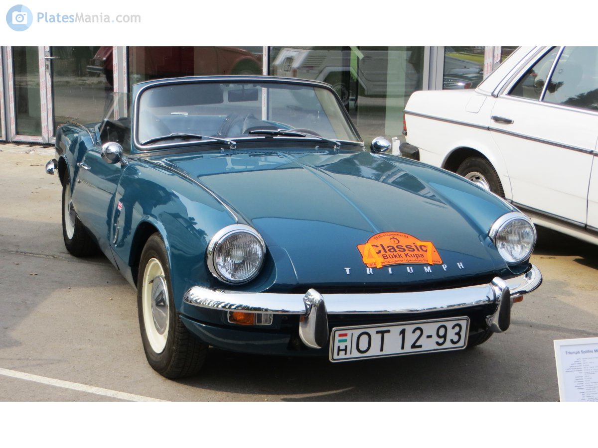 OT 12-93, Triumph Spitfire 2-door Roadster (MkIII), 1967–1970