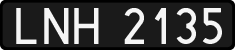 License plates of Poland, 1976 year system