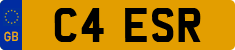 License plate of the United Kingdom, 1983 year system