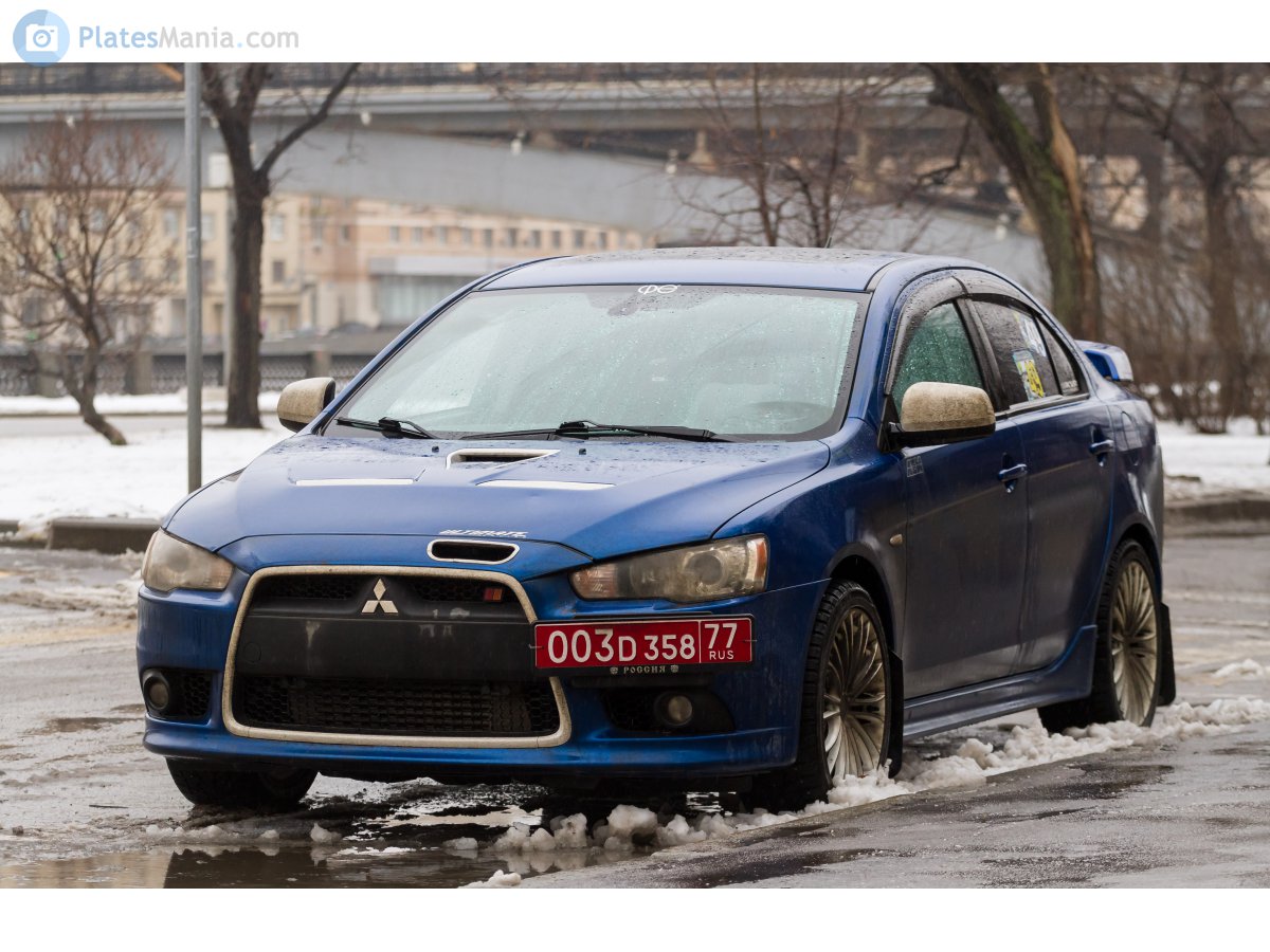 003 D 358 77, Mitsubishi Lancer 8th gen Sedan (CY/CX), 2007–2019