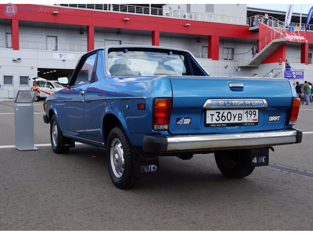 т 360 ув 199, Subaru BRAT / 284 / Brumby 1st gen, 1977–1981