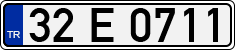 License plate of Turkey, Regular plates