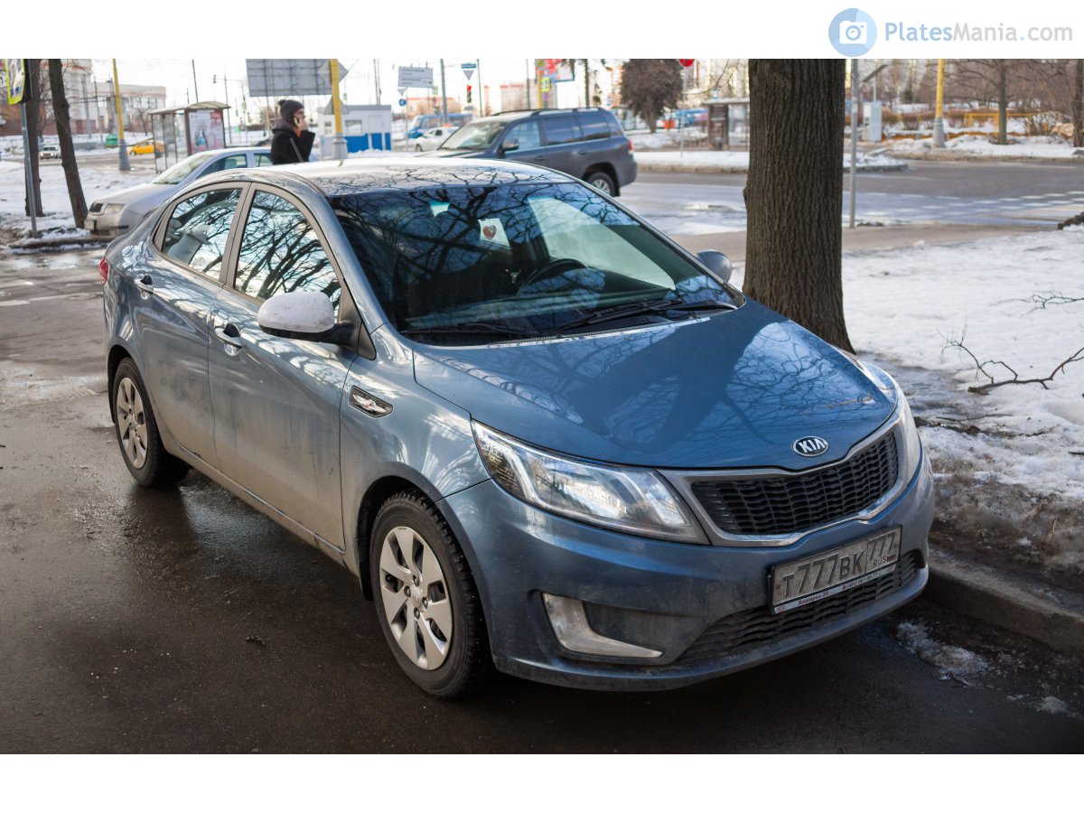 т 777 вк 777, Kia Rio 