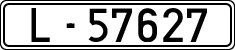 License plates of Spain, 1900 year series