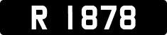 License plate of the United Kingdom, 1903 year system