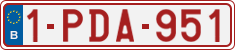 License plate of Belgium, Regular plates (2010)