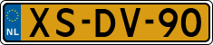 License plate of the Netherlands, Cars