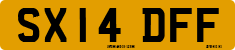 License plate of the United Kingdom, 2001 year system