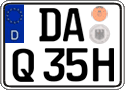 German license plate, Plates for oldtimers (type 