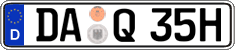German license plate, Plates for oldtimers (type 