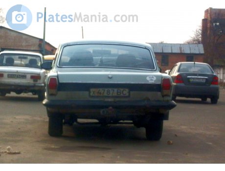 х 4787 ВС, GAZ 24 Волга