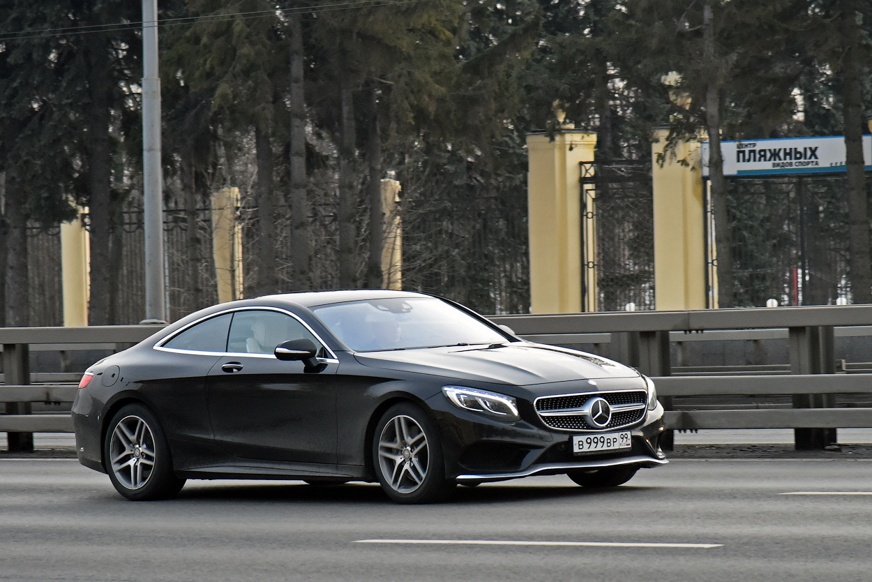 в 999 вр 99, Mercedes-Benz S-Klasse 8th gen Coupé (С217), 2014­–2020