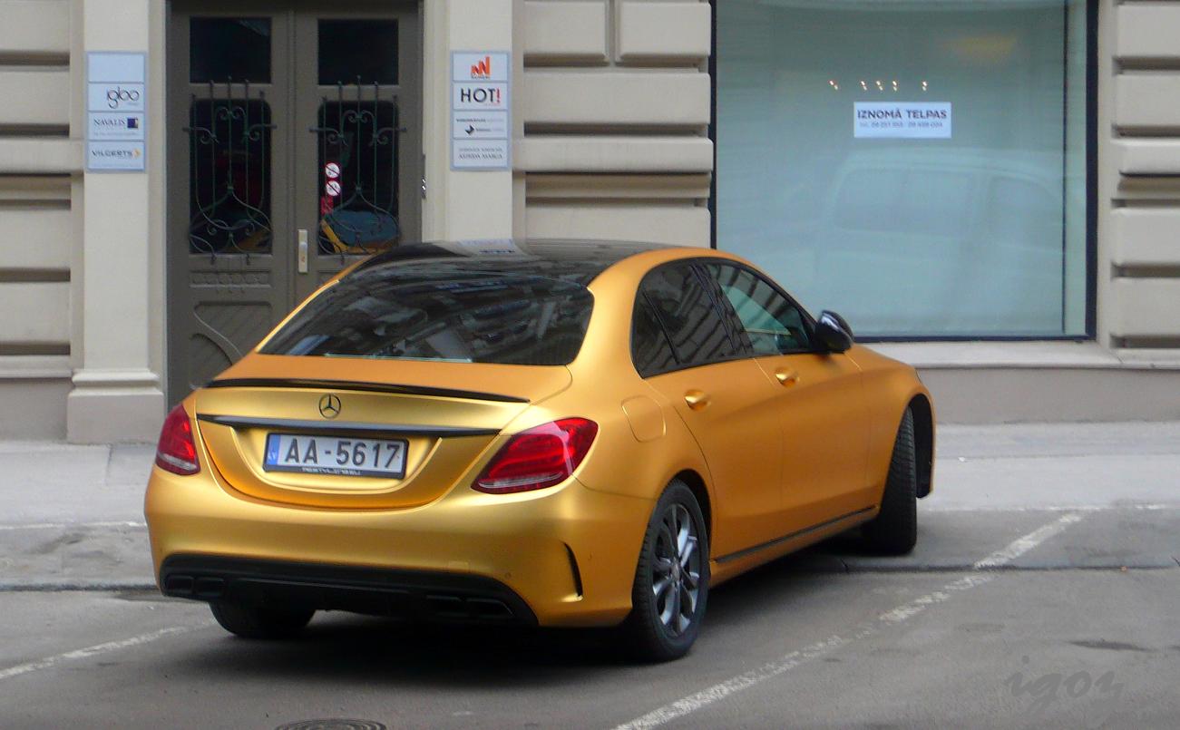 AA-5617, Mercedes-Benz C-Klasse 4th gen Sedan (W205), 2014–2021