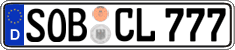 German license plate, Regular plates