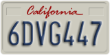 California, Passenger Car (1ABC234)