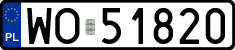 License plates of Poland, Regular car plates